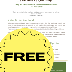 FREE PRINTABLE ‘The Soil of the Soul’ Guide – PDF